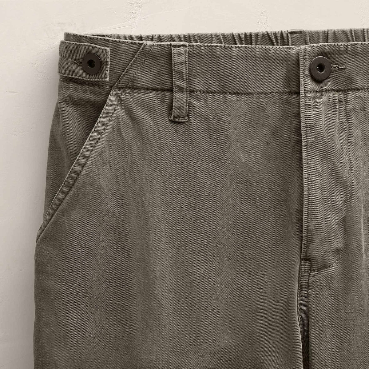 Cotton Long Short in Birch Pigment | James Perse Los Angeles FLAT