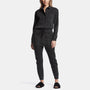 Mixed Media Jumpsuit In Black Pigment | James Perse Los Angeles