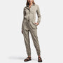 Mixed Media Jumpsuit In Chino Pigment | James Perse Los Angeles