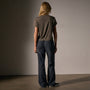 Brushed Elevated Jersey Short Sleeve Tee in Army Green | James Perse Los Angeles