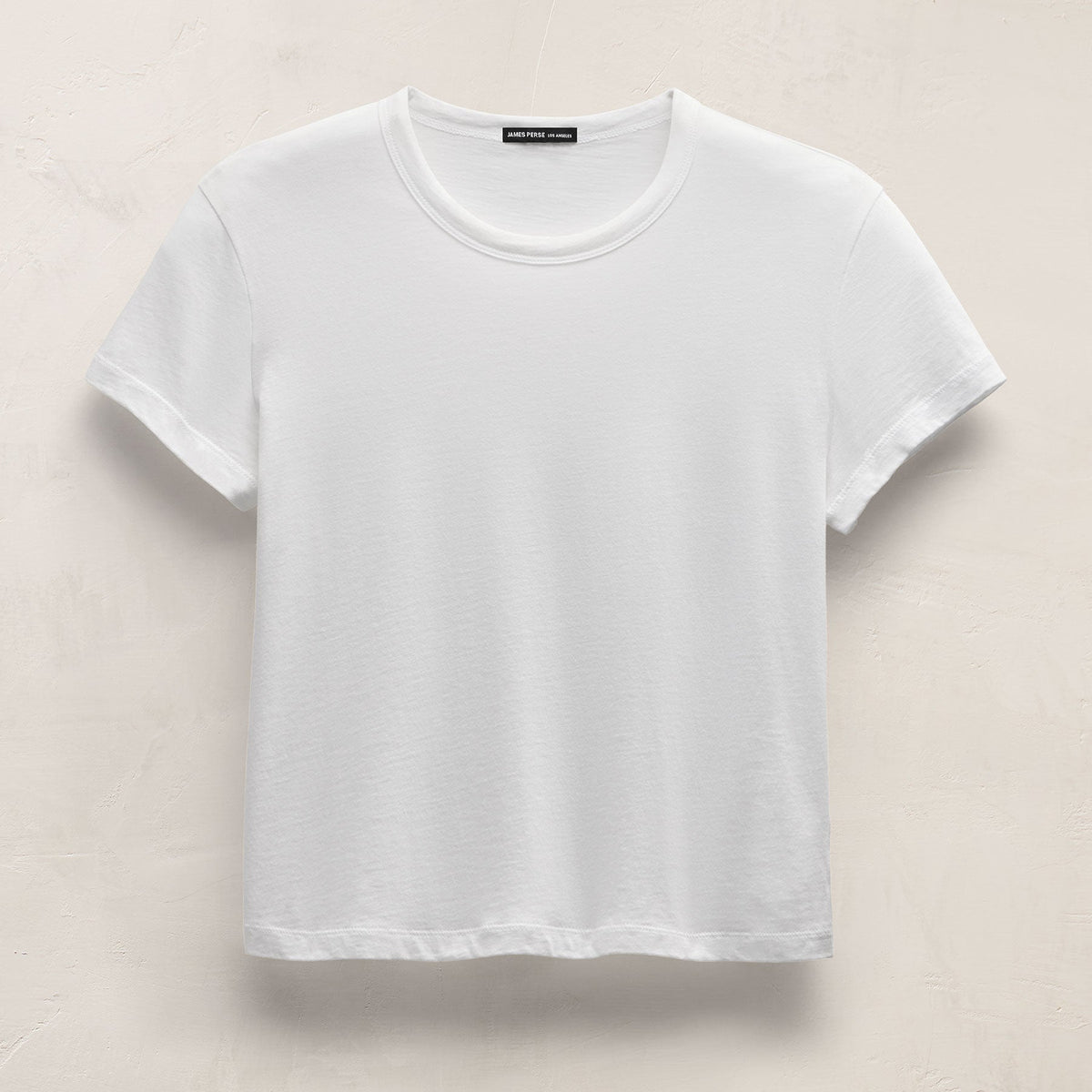 Brushed Elevated Jersey Short Sleeve Tee in White | James Perse Los Angeles