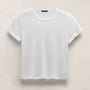 Brushed Elevated Jersey Short Sleeve Tee in White | James Perse Los Angeles