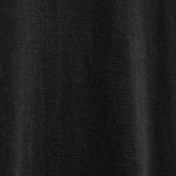 Brushed Elevated Jersey Long Sleeve Tee in Black | James Perse Los Angeles