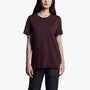 Brushed Lotus Jersey Tee In Mulberry | James Perse Los Angeles