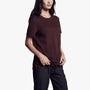 Brushed Lotus Jersey Tee In Mulberry | James Perse Los Angeles