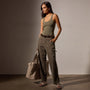 Long Jersey Tank in Trooper Pigment | James Perse Los Angeles