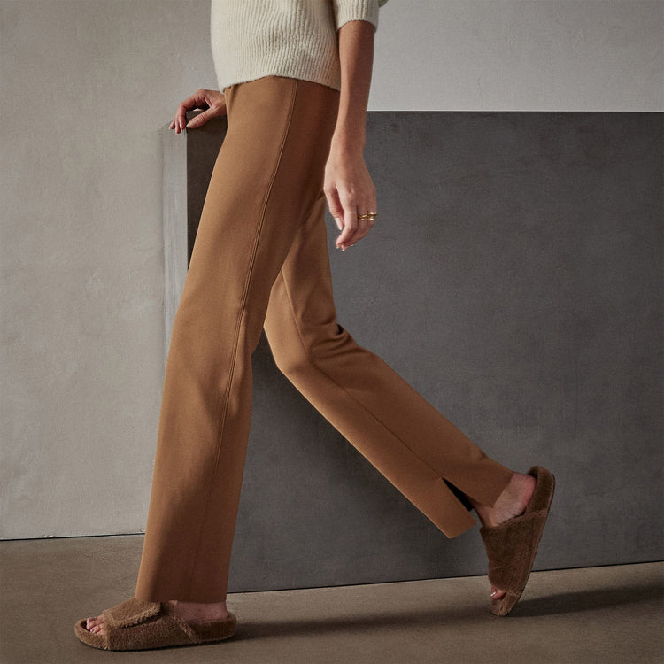 Matte Scuba Slim Fit Pant in Copper | James Perse Los Angeles