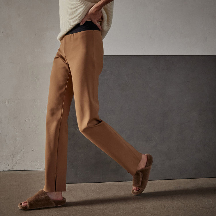 Matte Scuba Slim Fit Pant in Copper | James Perse Los Angeles