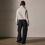 Matte Scuba Full Zip in Ivory | James Perse Los Angeles