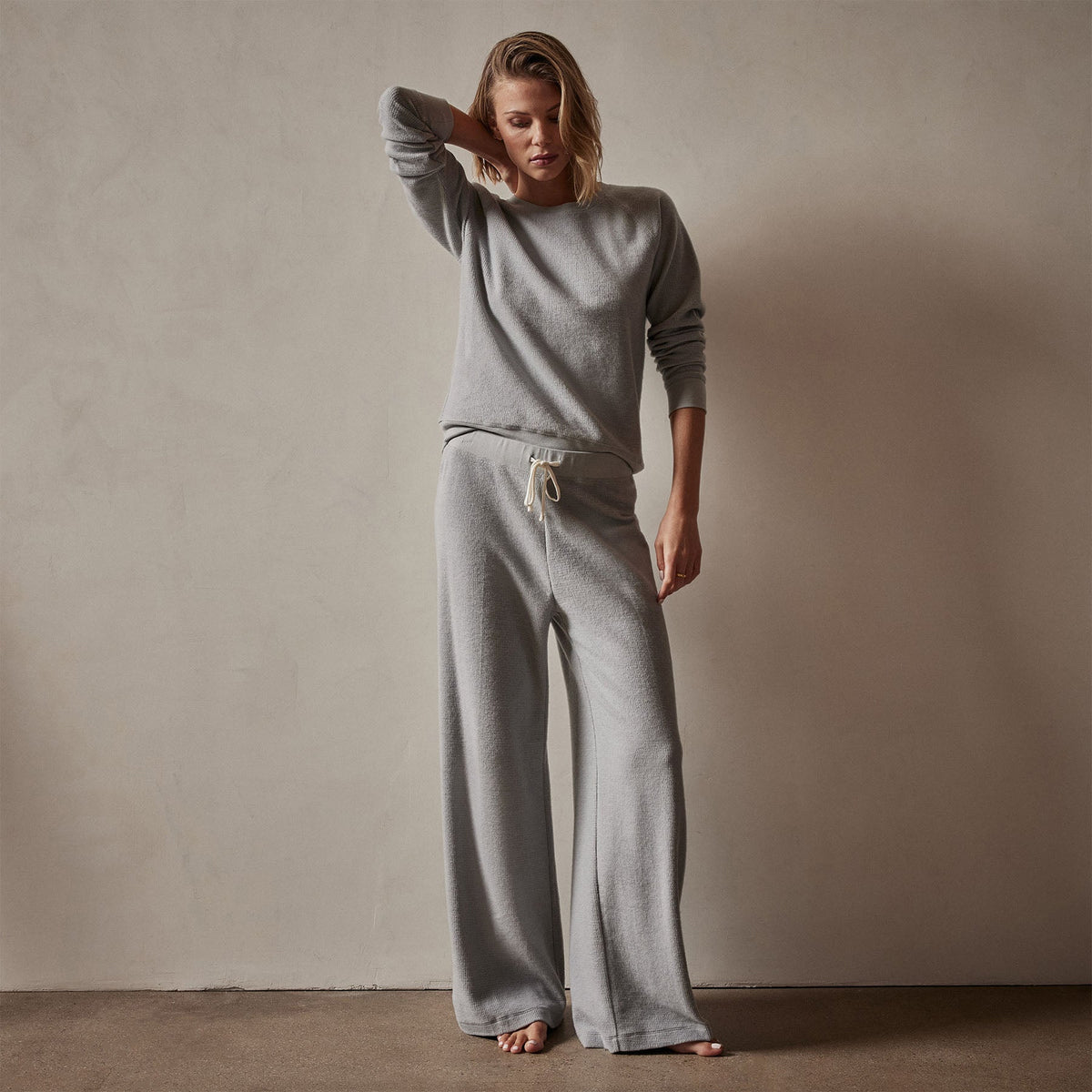 Wide Leg Lounge Pant in Breeze | James Perse Los Angeles