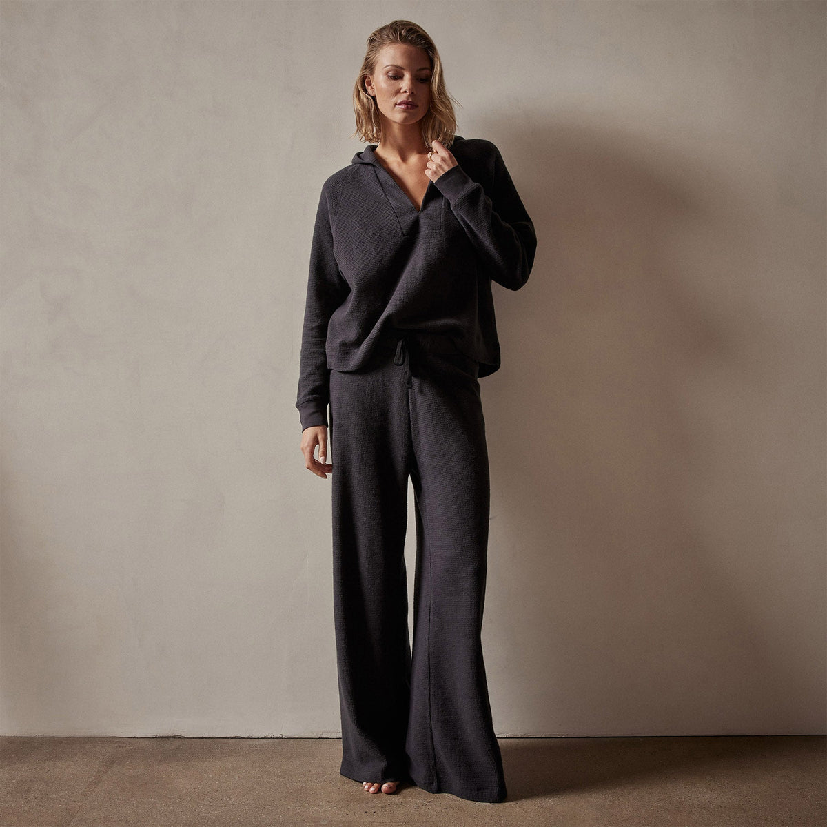 Wide Leg Lounge Pant in Magma | James Perse Los Angeles