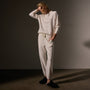 Brushed Thermal Sweat Pant  in Oyster | James Perse Los Angeles