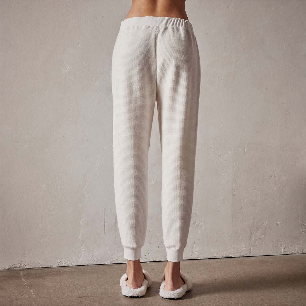 Brushed Thermal Knit Long John in Oyster | James Perse Los Angeles