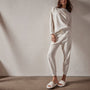 Brushed Thermal Knit Long John in Oyster | James Perse Los Angeles