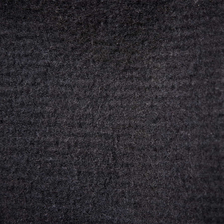 Brushed Thrml Knit Hooded Robe in Black | James Perse Los Angeles