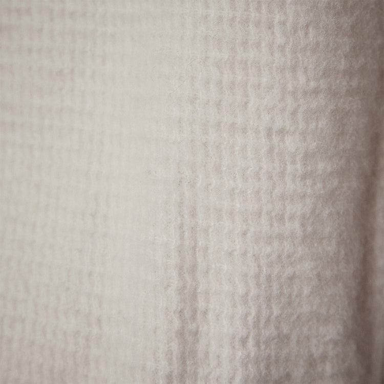 Brushed Thermal Knit Hooded Robe in Oyster | James Perse Los Angeles
