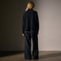 Brushed Thermal Half Zip in Black | James Perse Los Angeles