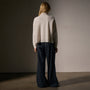Brushed Thermal Half Zip in Oyster | James Perse Los Angeles