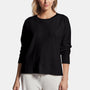 Relaxed Sweatshirt In Black | James Perse Los Angeles