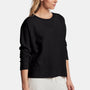 Relaxed Sweatshirt In Black | James Perse Los Angeles