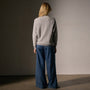 Brushed Thermal Knit Mock Neck in Heather Grey | James Perse Los Angeles