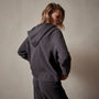 Thermal Knit Split Front Hoodie in Magma | James Perse Los Angeles