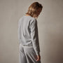 Relaxed Thermal Raglan Top in Breeze | James Perse Los Angeles