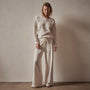 Relaxed Thermal Raglan Top in Oyster | James Perse Los Angeles