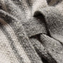 Baja Stripe Cashmere Cardigan in Heather Grey/Pearl | James Perse Los Angeles