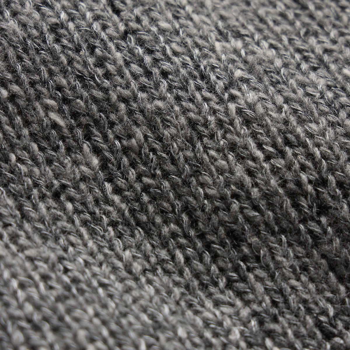 Marled Cashmere Linen Crew in Heather Grey | James Perse Los Angeles