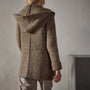 Double Bed Hooded Cardigan in Caper | James Perse Los Angeles 