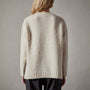 Relax Fit Mock Neck Sweater in Bone | James Perse Los Angeles 