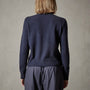 Cotton Cashmere Cardigan in Navy | James Perse Los Angeles