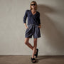 Cotton Cashmere Cardigan in Navy | James Perse Los Angeles