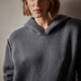 Cotton Cashmere Oversize Hoodie in Flint | James Perse Los Angeles