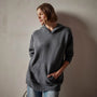 Cotton Cashmere Oversize Hoodie in Flint | James Perse Los Angeles