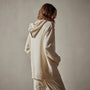 Cotton Cashmere Oversize Hoodie in Ivory | James Perse Los Angeles