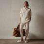 Cotton Cashmere Oversize Hoodie in Ivory | James Perse Los Angeles