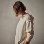 Cotton Cashmere Oversize Hoodie in Ivory | James Perse Los Angeles