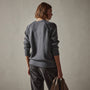 Cotton Cashmere Blend Pullover in Flint | James Perse Los Angeles