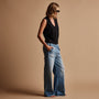 Cotton Chashmere Button Vest in Black | James Perse Los Angeles