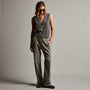 Cotton Chashmere Button Vest in Burro | James Perse Los Angeles