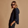 La Paz Cashmere Blend Hoodie in French Navy | James Perse Los Angeles