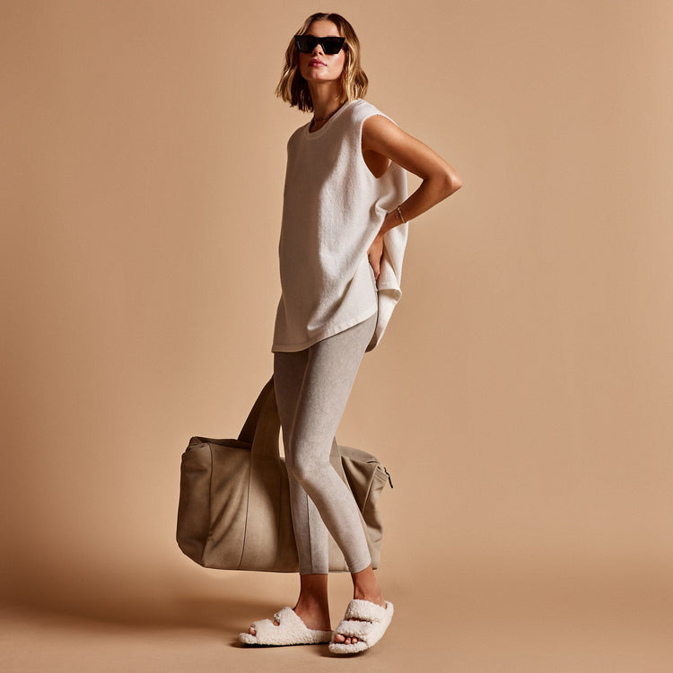 Cliffside Sweater in Chalk | James Perse Los Angeles