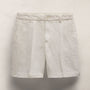 Playa Linen Bermuda Short in Off White | James Perse Los Angeles