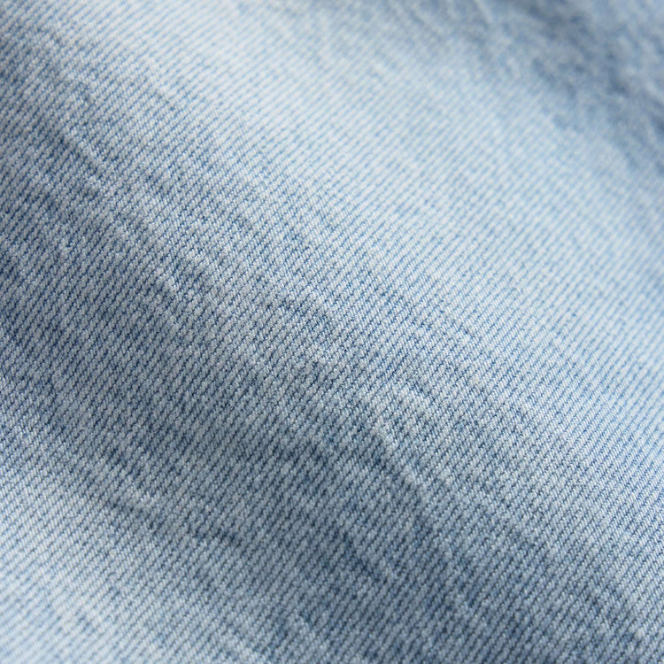 Relaxed Jort in Light Blue Wash | James Perse Los Angeles