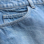 5 Pocket Denim Mini Skirt in Mid Blue Wash | James Perse Los Angeles