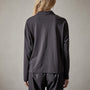 Clean Finish Jersey Open Polo in Magma | James Perse Los Angeles 
