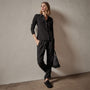 Clean Finish Jersey Shirt in Black | James Perse Los Angeles