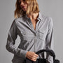 Clean Finish Jersey Shirt in Breeze | James Perse Los Angeles